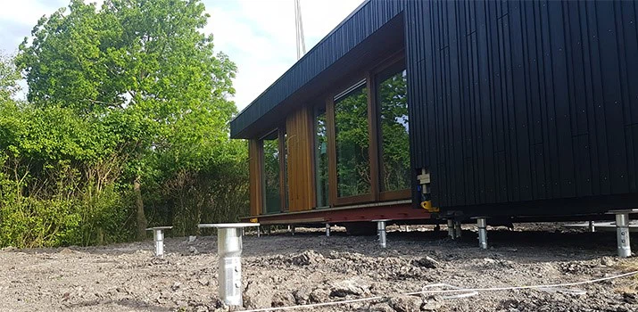 ground screws for modular buildings