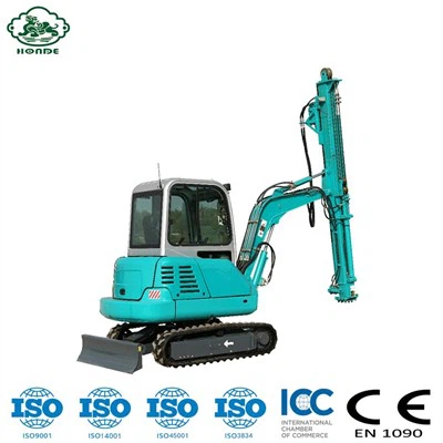 Gyrrwr Pentwr Troellog Crawler Symudol